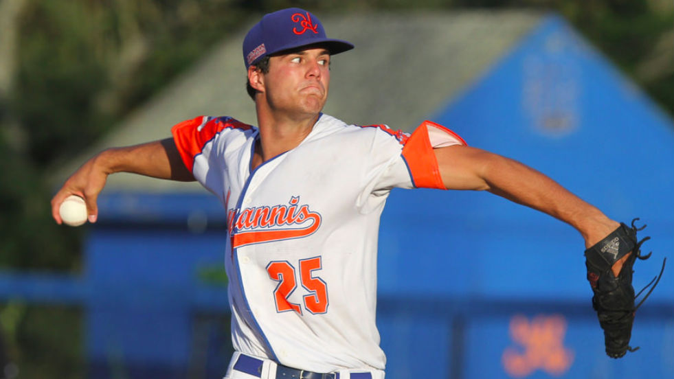 Dakota Hudson, pictured in Hyannis last summer, has been dominant for Mississippi State this spring. 