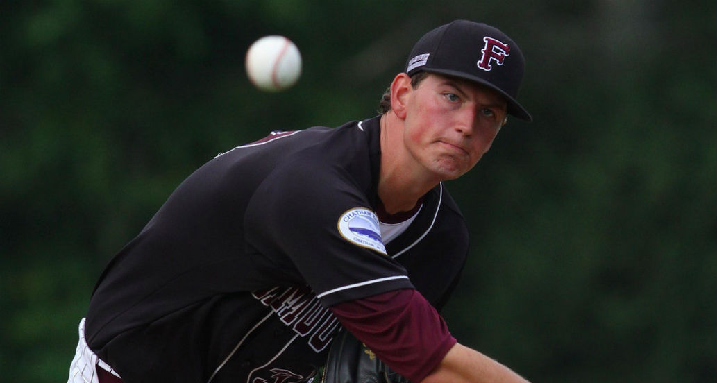 Brady Puckett tossed six shutout innings in Falmouth's win. 