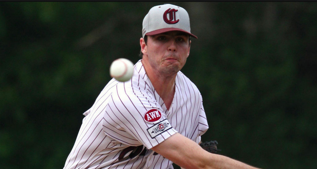 Eddie Muhl pitched 2.2 scoreless innings of relief in Monday's win. 